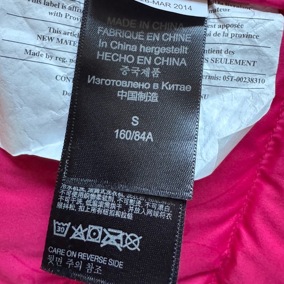 New Marmot 700 Fill Down Lightweight Packable Puffer Jacket Winter Coat Pink S - Picture 10 of 12